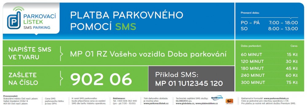 Parkování – Placení mobilním telefonem